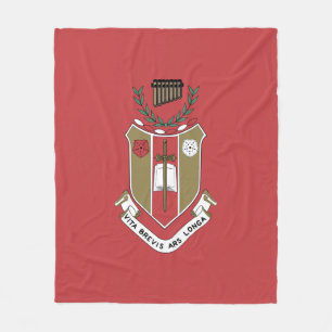 Sigma Alpha Iota Music Fraternity Crest Fleece Blanket