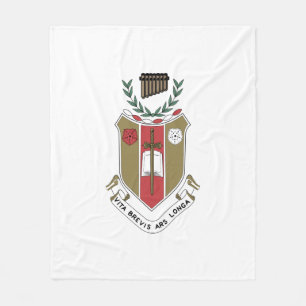 Sigma Alpha Iota Music Fraternity Crest Fleece Blanket