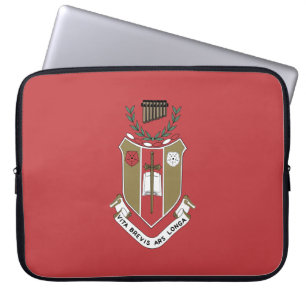 Sigma Alpha Iota Music Fraternity Crest Laptop Sleeve