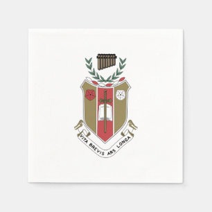 Sigma Alpha Iota Music Fraternity Crest Napkin