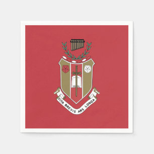Sigma Alpha Iota Music Fraternity Crest Napkin