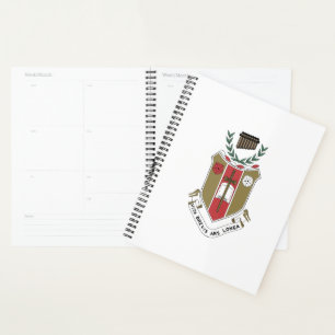 Sigma Alpha Iota Music Fraternity Crest Planner