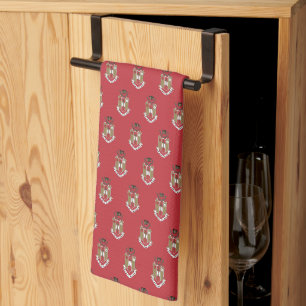 Sigma Alpha Iota Music Fraternity Crest Tea Towel