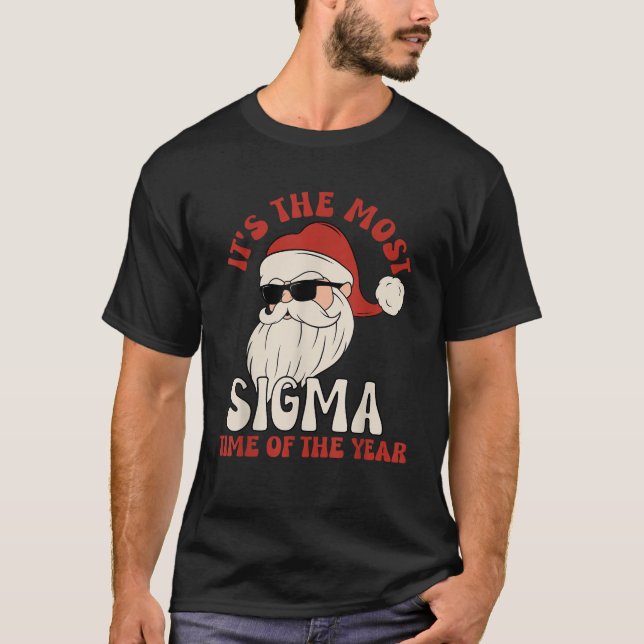 Sigma Christmas Sigma Santa Teen Boys Sigma Claus  T-Shirt (Front)