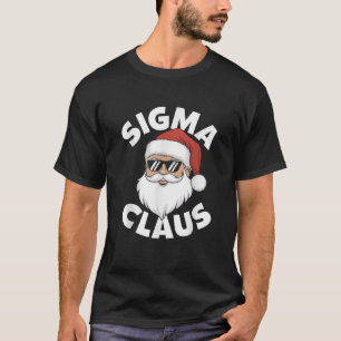 Sigma Claus Cool Santa Funny Christmas Rizz Rizzle T-Shirt