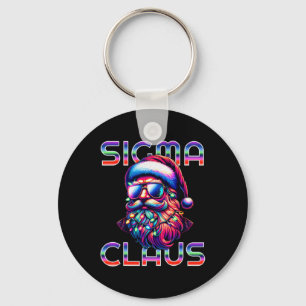 Sigma Claus Funny Santa Christmas Meme Teens Boys Key Ring