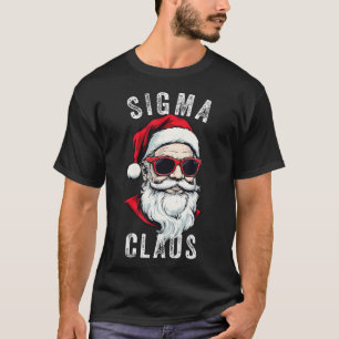 Sigma Claus Santa Funny Christmas Rizz Male T-Shirt