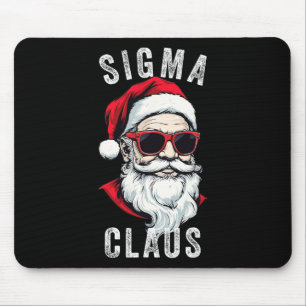 Sigma Claus Santa Funny Christmas Rizz Male The Ri Mouse Mat