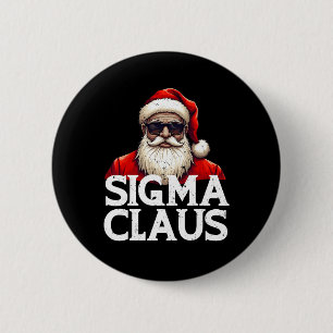 Sigma Claus Santa Funny Christmas Rizz The Rizzler 6 Cm Round Badge