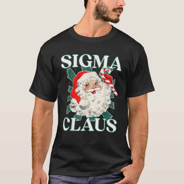 Sigma Claus Sigma Santa Kids Christmas Teen Boys F T-Shirt (Front)