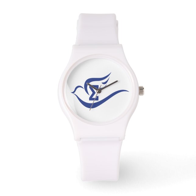 Sigma Dove Sporty Silicone Watch (Front)