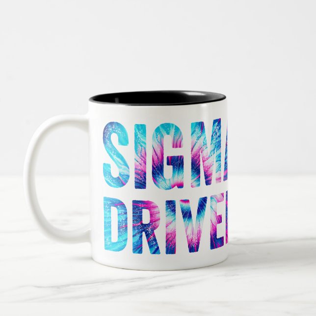 Sigma Driver Brave Family Driver Tie dye Mug (Left)