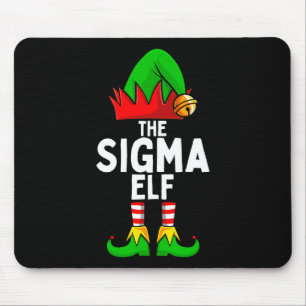 Sigma Elf Matching Family Christmas Funny Silly Te Mouse Mat