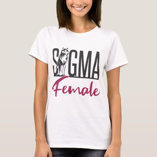 Sigma Female Lone Wolf T-Shirt (Front)