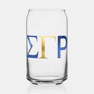 SIGMA GAMMA RHO Divine 9 College Greek Life Can Glass