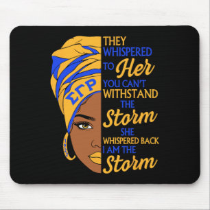 Sigma Gamma Rho Sorority Black History Month Women Mouse Mat