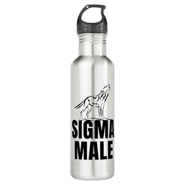 Sigma Male  Lone Wolf   710 Ml Water Bottle (Front)