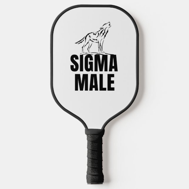 Sigma Male  Lone Wolf   Pickleball Paddle (Front)