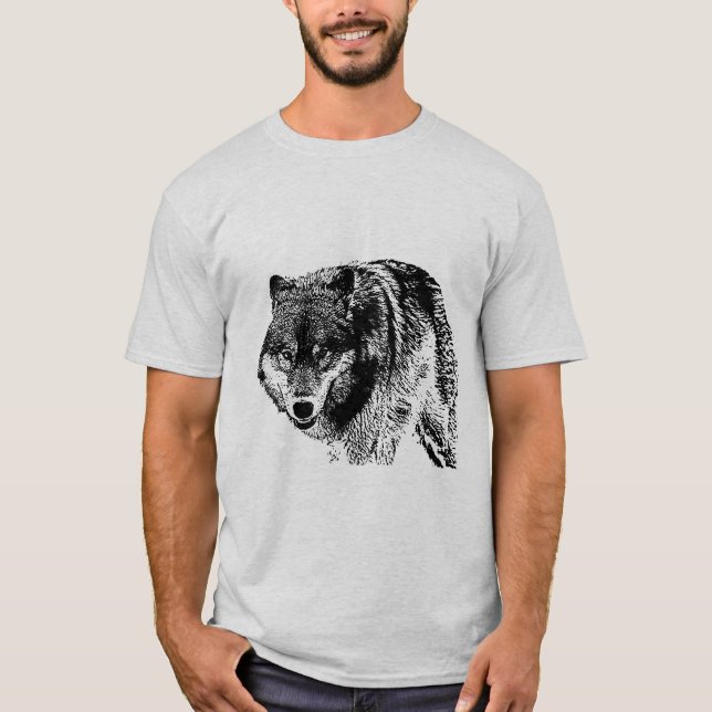 Sigma Male Lone Wolf T-Shirt (Front)