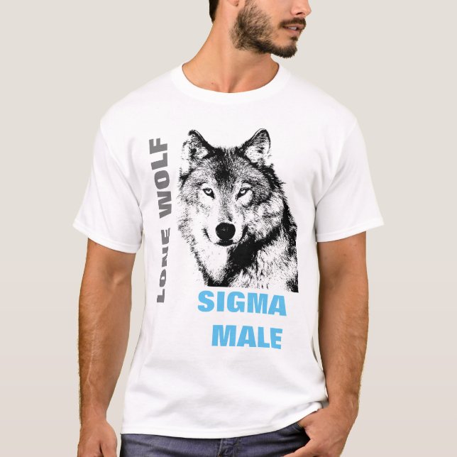 Sigma Male Lone Wolf T-Shirt (Front)