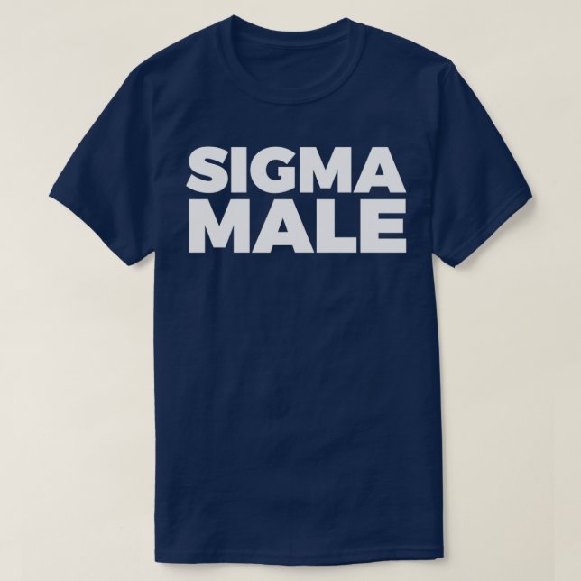 Sigma Male T-Shirt (Design Front)