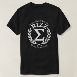 Sigma Rizz University PERSONALIZED T-Shirt