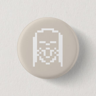 Sigmund, 8 bit front logo 3 cm round badge