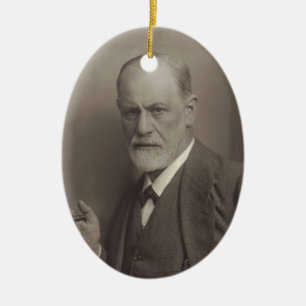 Sigmund Freud Ceramic Tree Decoration