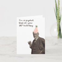 Sigmund Freud Funny 19th Birthday Psychology