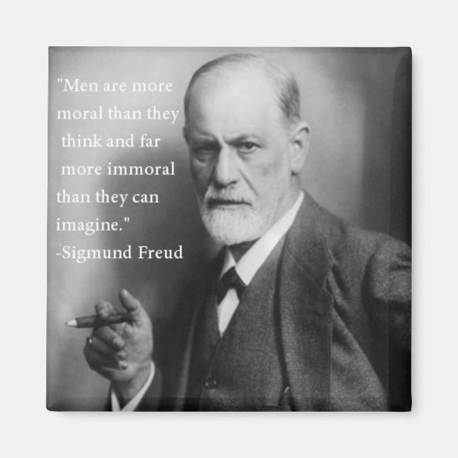 Sigmund Freud Quote Magnet (Front)