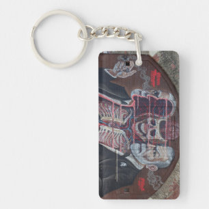 Sigmund Freud Street Art Key Ring
