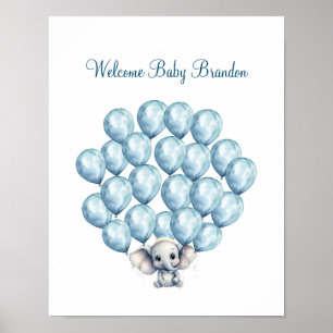 Sign a Balloon, Guest Book Poster, Guestbook