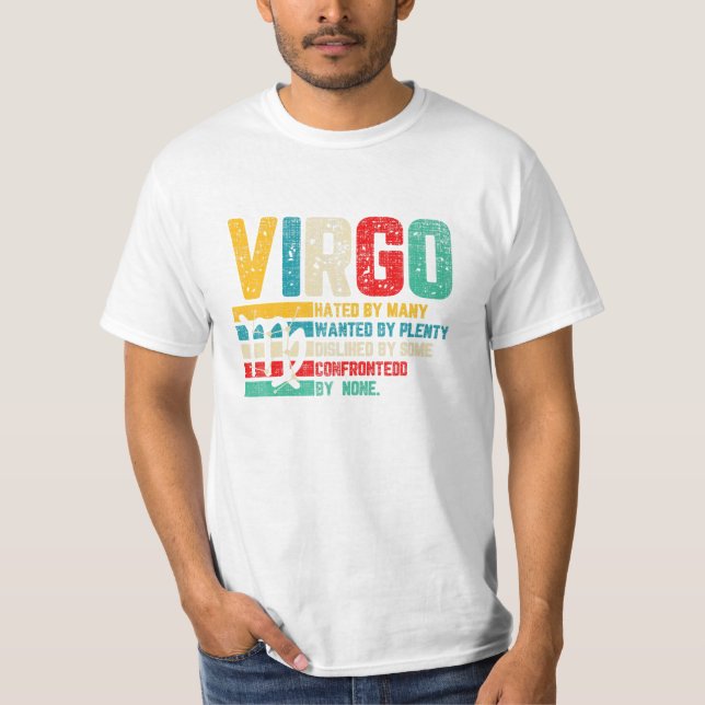 Sign Birthday Virgo Hated T-Shirt (Front)