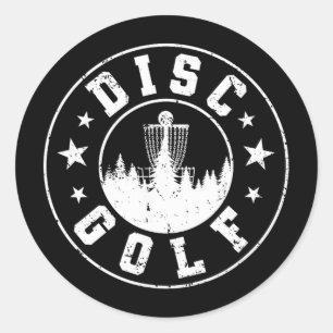 Sign Discgolf Classic Round Sticker