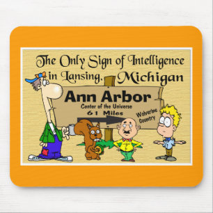 Sign for Ann Arbor Mouse Mat