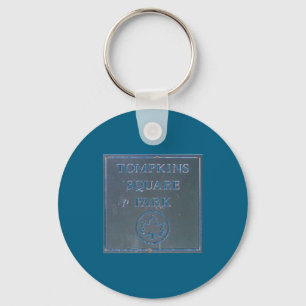 Sign From Tompkins Square Park New York City  Key Ring