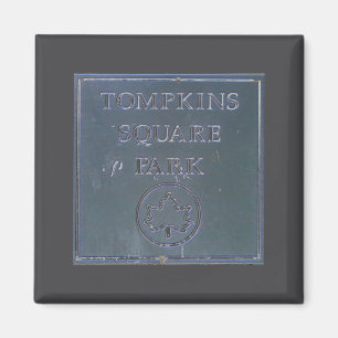 Sign From Tompkins Square Park New York City Magnet