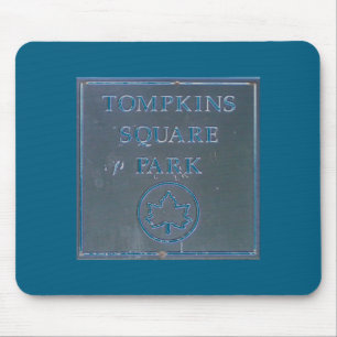 Sign From Tompkins Square Park New York City  Mouse Mat