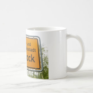 Sign Hanse- und Universitätsstadt Rostock Coffee Mug