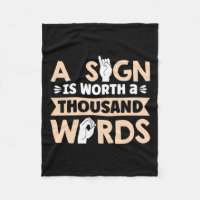 Sign Is Worth A Thousand Words American Sign Langu