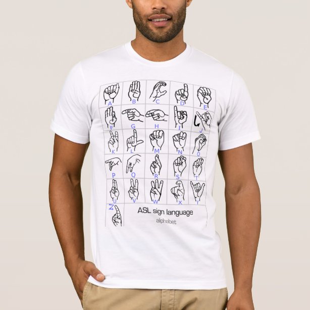 Asl TShirts & Shirt Designs Zazzle UK