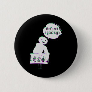Sign Language ASL American Hand Talking Awareness  6 Cm Round Badge