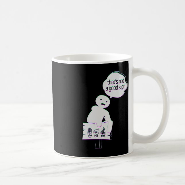 Sign Language ASL American Hand Talking Awareness  Coffee Mug (Right)