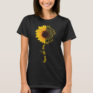 Sign Language - ASL - American Sunflower - Share t T-Shirt