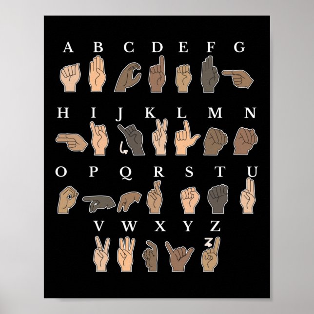 Sign Language Asl Hand Gesture Deaf Awareness  (Front)