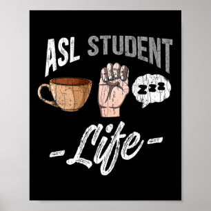 Sign Language Attire Deaf Awareness ASL Student Fu