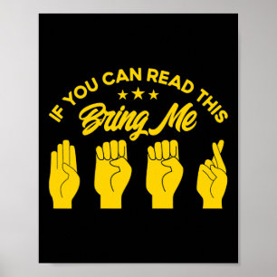 Sign Language Bring Me Beer Deaf 1