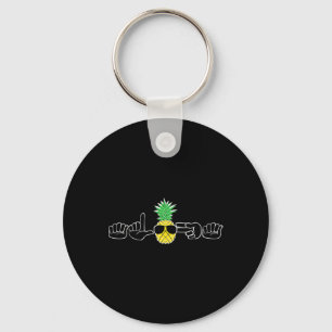 Sign Language Clothes Beach Deaf Signing Awareness Key Ring