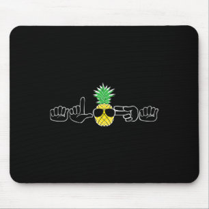 Sign Language Clothes Beach Deaf Signing Awareness Mouse Mat