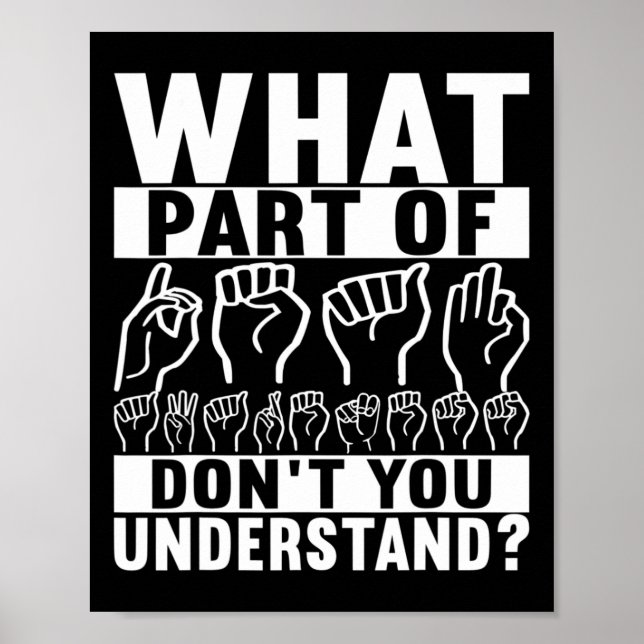 Sign Language Deaf Awareness  (Front)